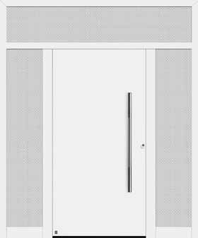 Двери Hormann Thermo65 010 с боковым и верхним остеклением