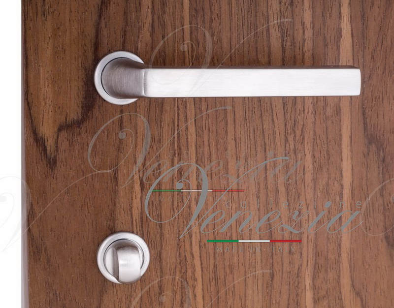 Дверные ручки Venezia Unique "Easy" (серия Slim) матовый хром