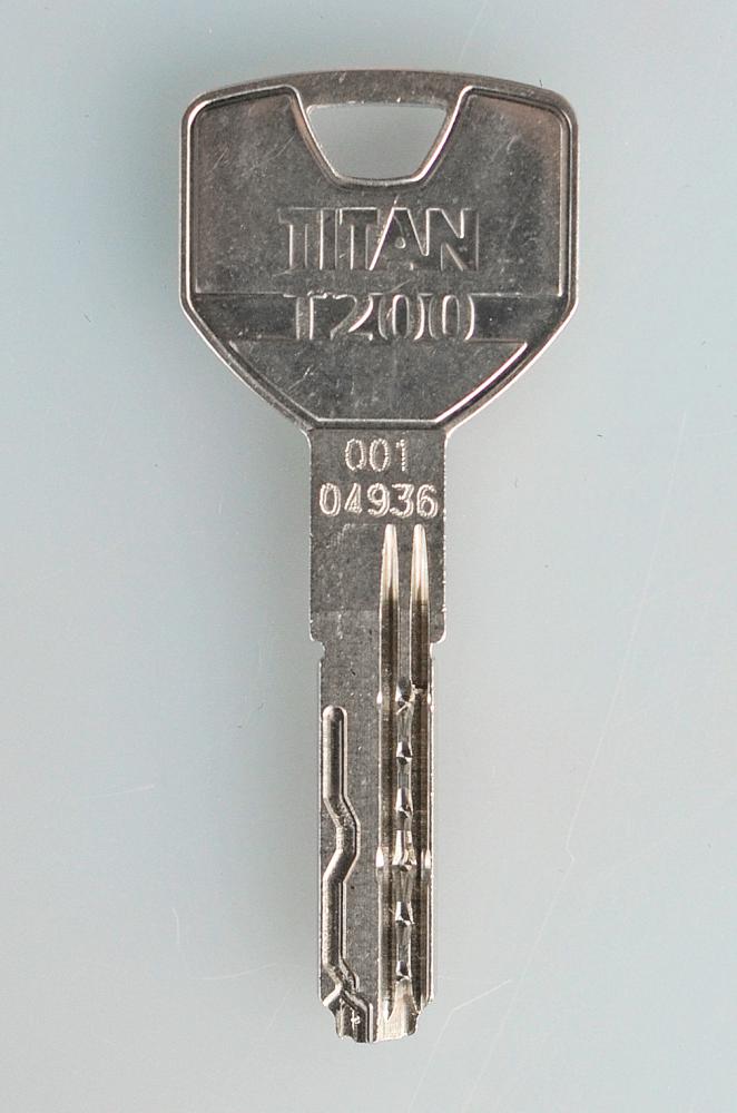 Сердцевина замка Titan T200 ключ/ключ